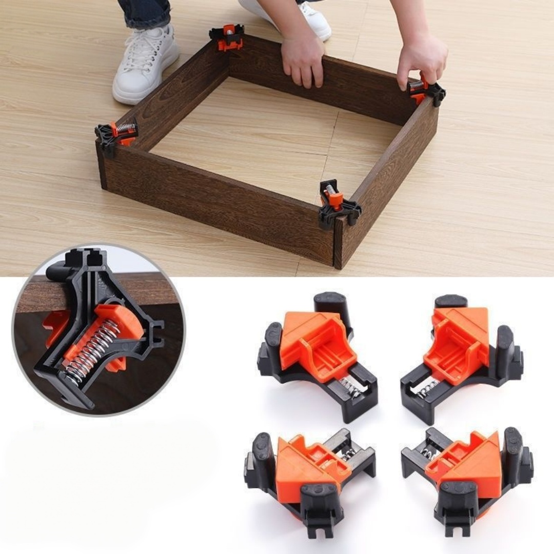 Woodworking Workshop - 4개 90 ° 직각 클램프 고정
