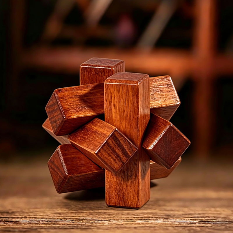 나무 매듭 퍼즐 IQ 논리 훈련 잠금 해제 인터록 두뇌 - Woodworking Kids Toys 리뷰 및 가격