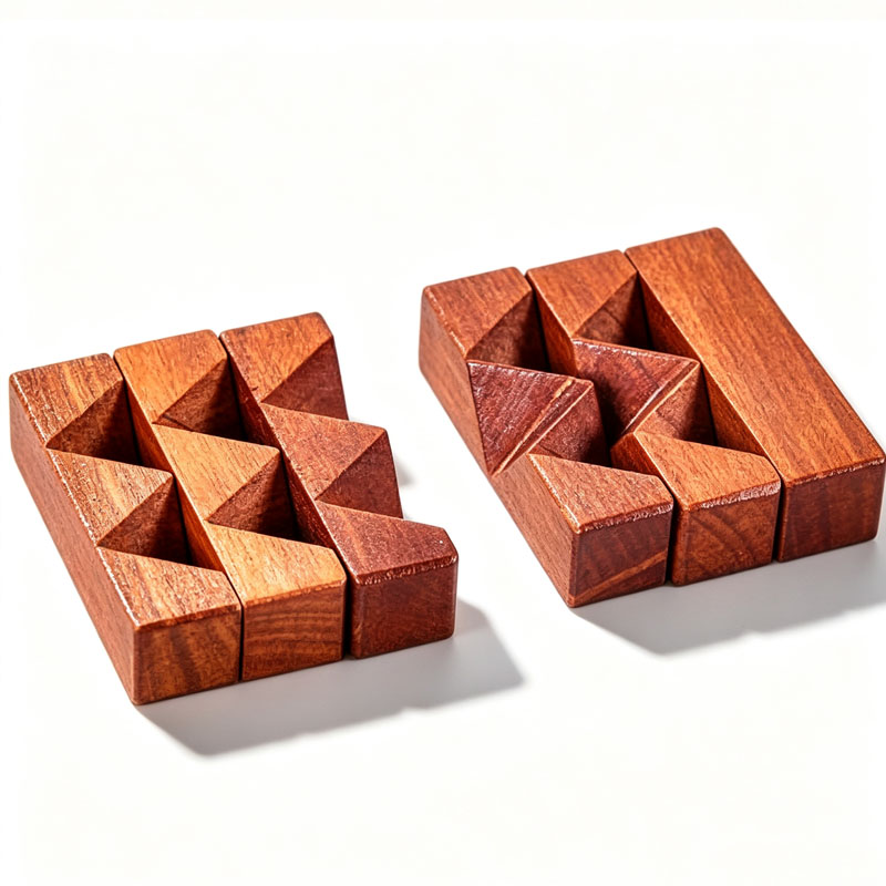 나무 매듭 퍼즐 IQ 논리 훈련 잠금 해제 인터록 두뇌 - Woodworking Kids Toys 리뷰 및 가격