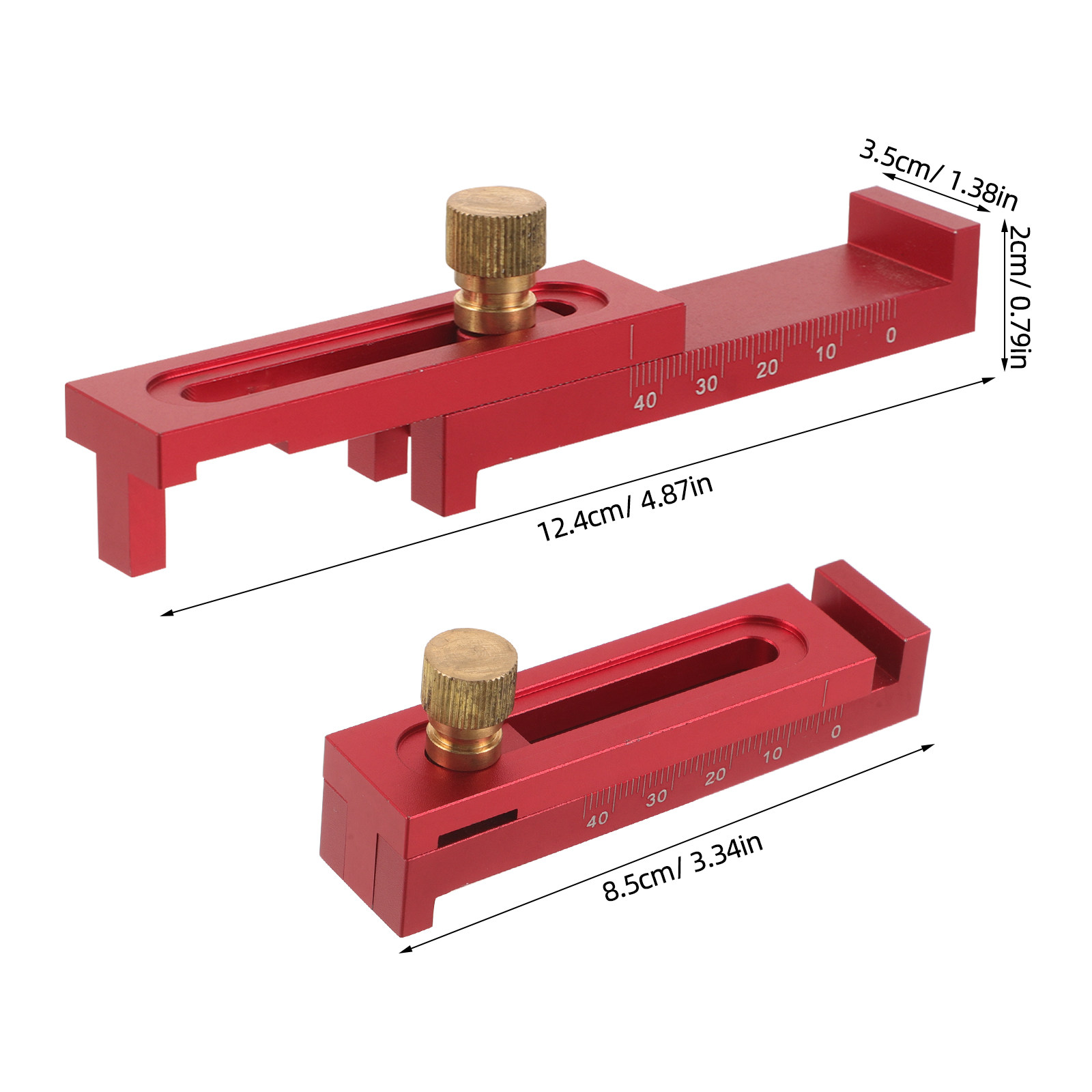 목공용 측정 자 5-40mm 알루미늄 합금 모티스 게이 - Woodworking Joint 리뷰 및 가격