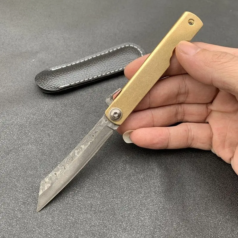 히고노카미 일본 미니 포켓 접이식 나이프 VG10 다마 - Woodworking In Japanese 리뷰 및 가격