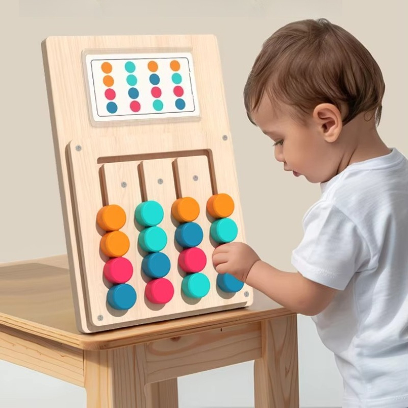 어린이 몬테소리 색상 모양 매칭 인지 학습 보드 논리적 - Woodworking Kids Toys 리뷰 및 가격